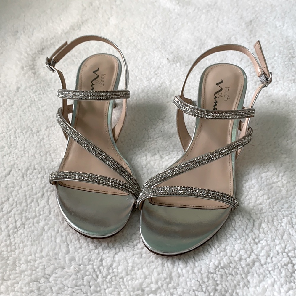 Sparkly kitten heels